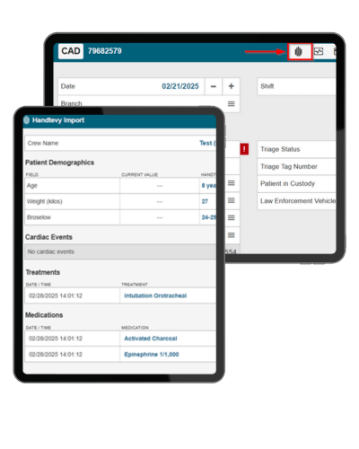 Handtevy and Sansio Integration for EMS